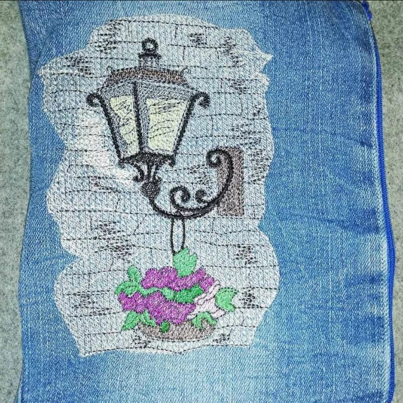 Stickdatei Laterne Vintage von stiXXie by lajana