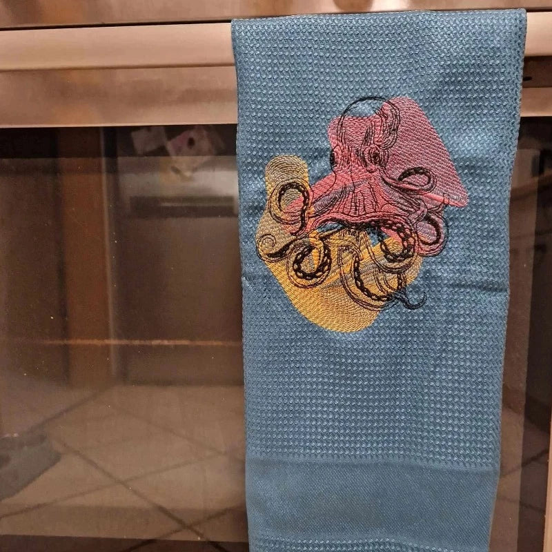 Stickdatei Oktopus Vintage von stiXXie by lajana