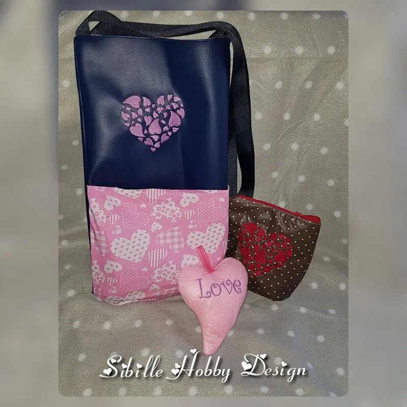 Stickdateien Herzen Dreier-Set von stiXXie by lajana