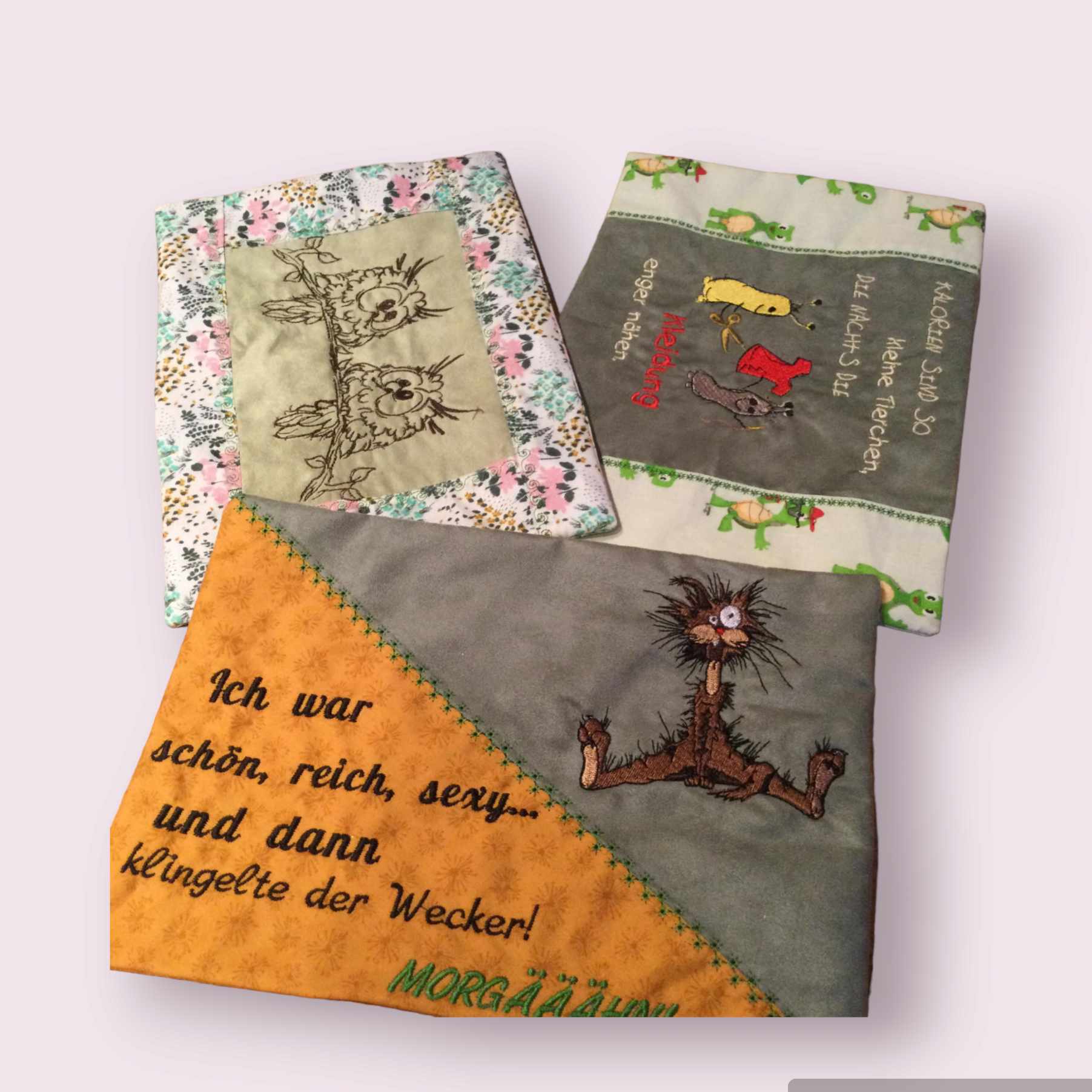 ITH Stickdatei Kissen rechteckig mit Unterteilungen von stiXXie by lajana