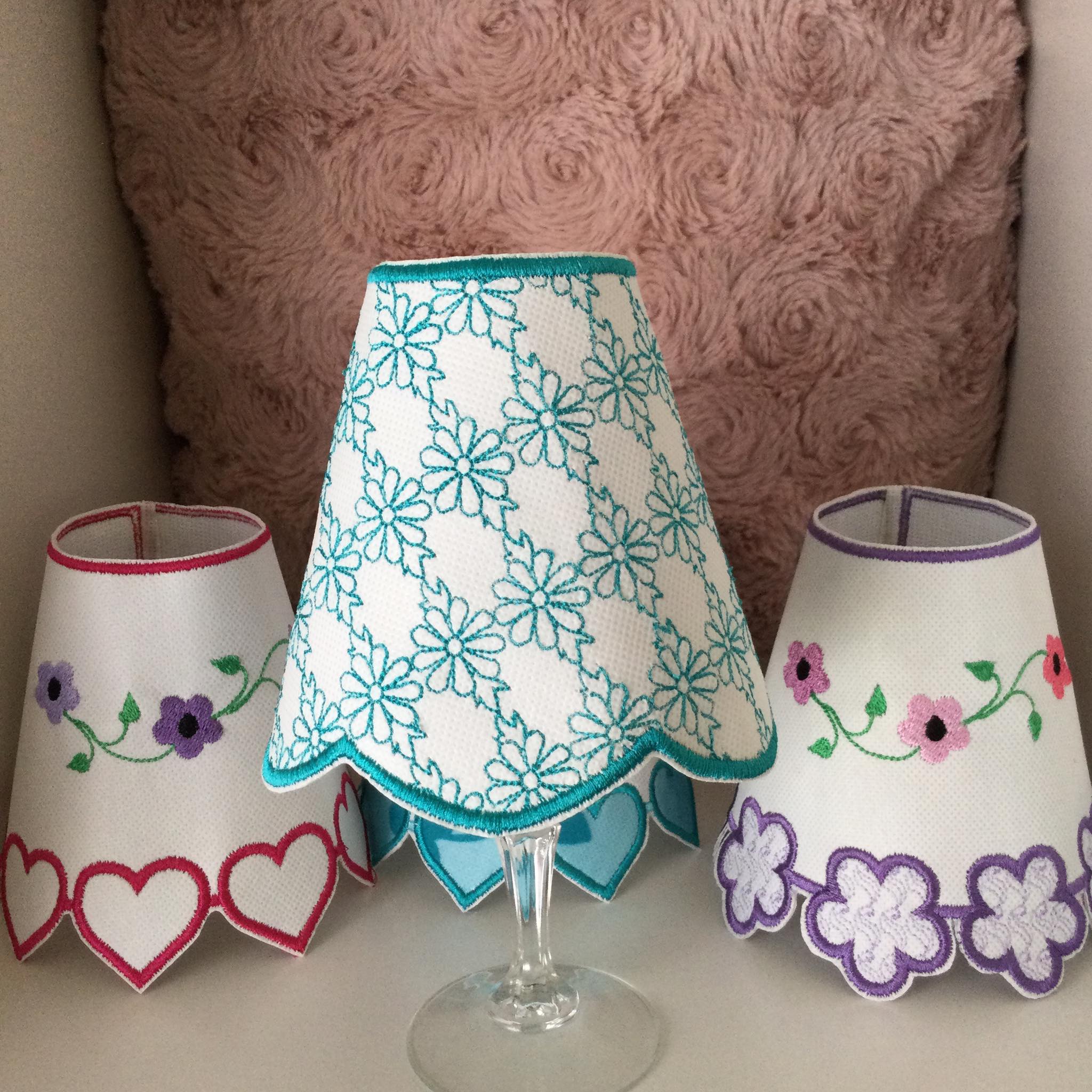 ITH Stickdatei Lampenschirme von stiXXie by lajana