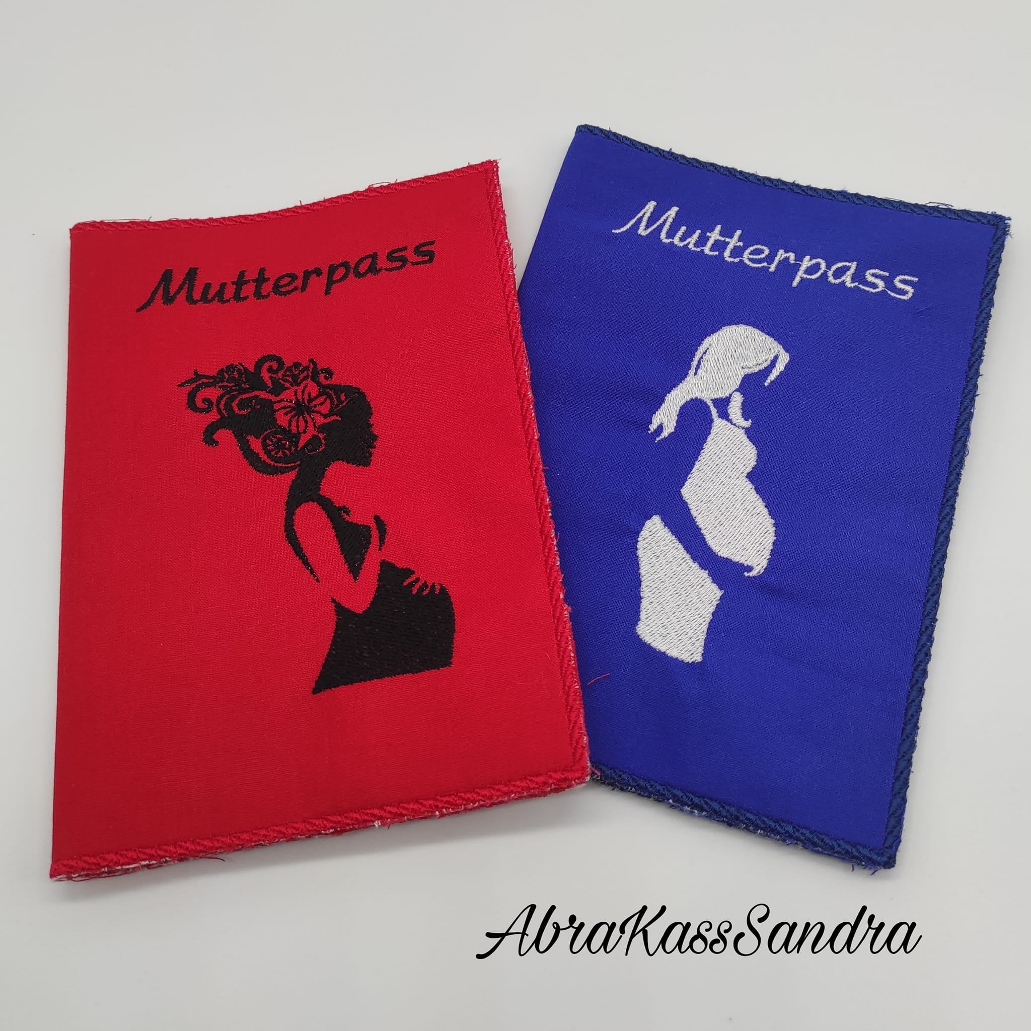 ITH Stickdatei Mutterpasshülle Bundle mit Dekoren von stiXXie by lajana