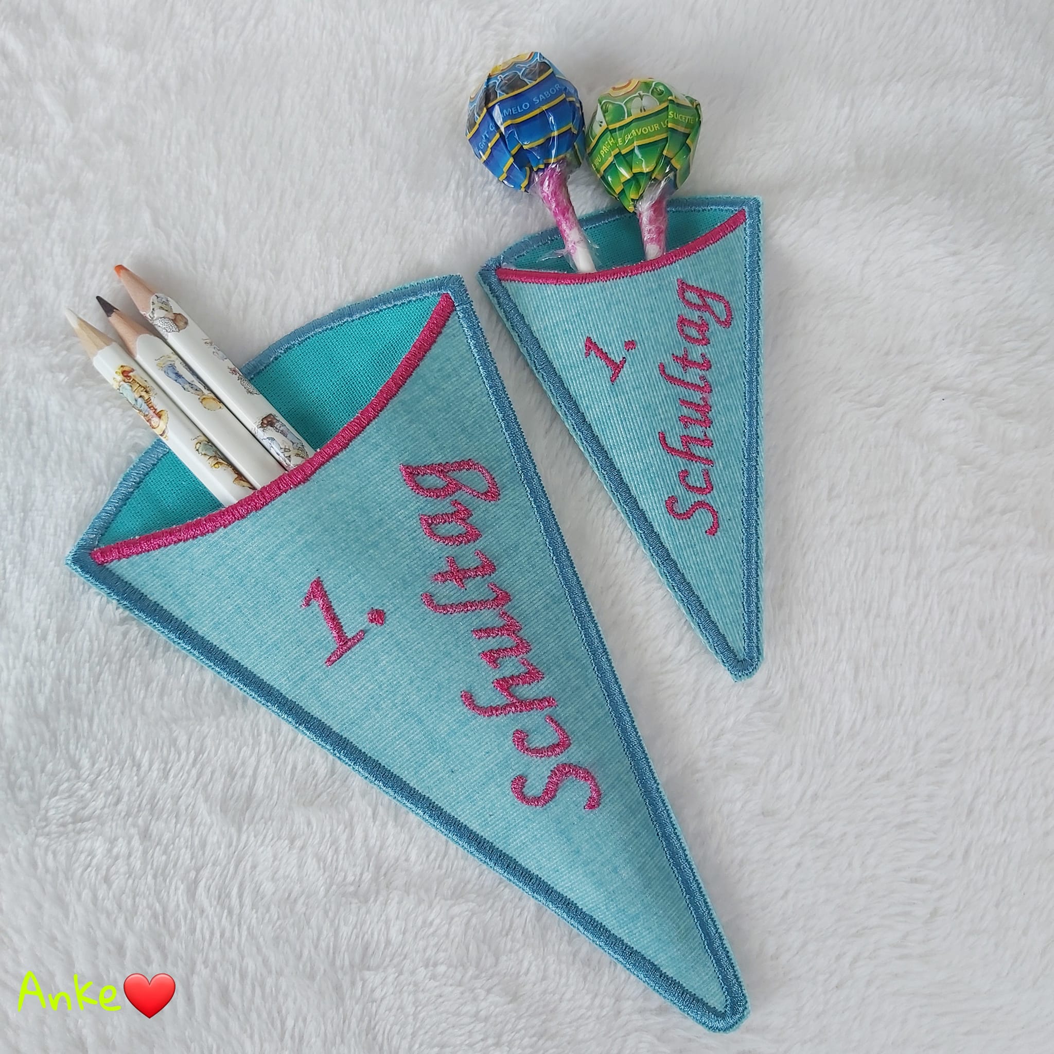 ITH Stickdatei Schultüte Täschchen von stiXXie by lajana