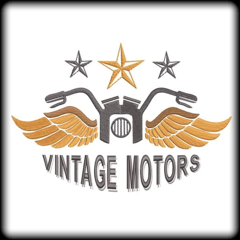 Stickdatei Biker Vintage von stiXXie by lajana