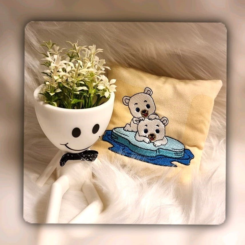 Stickdatei Eisbären auf Scholle von stiXXie by lajana