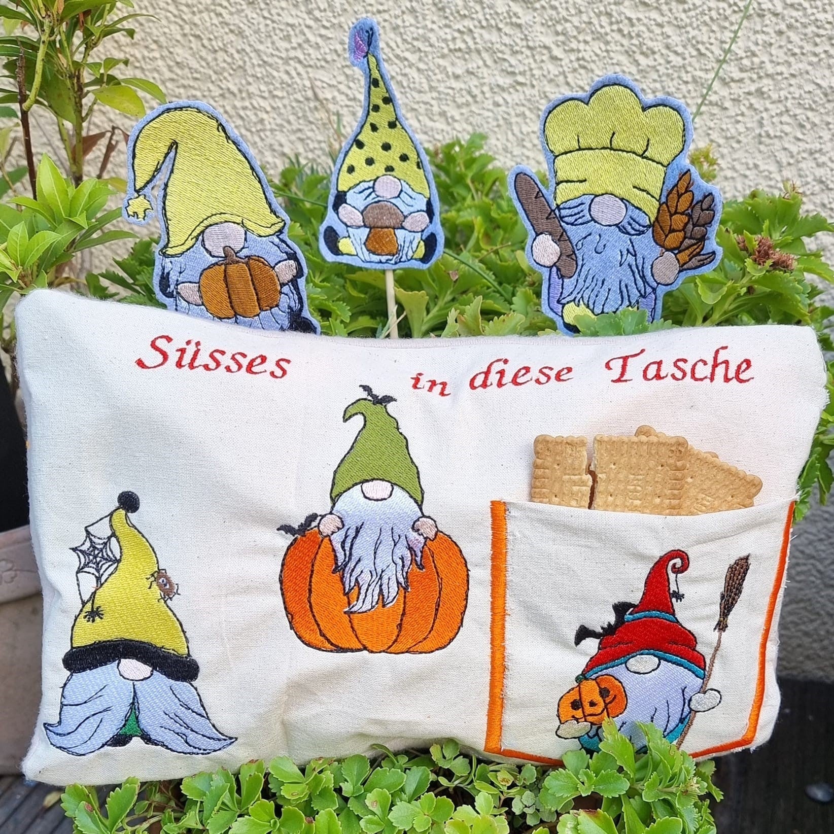 Stickdatei Wichtel Halloween von stiXXie by lajana