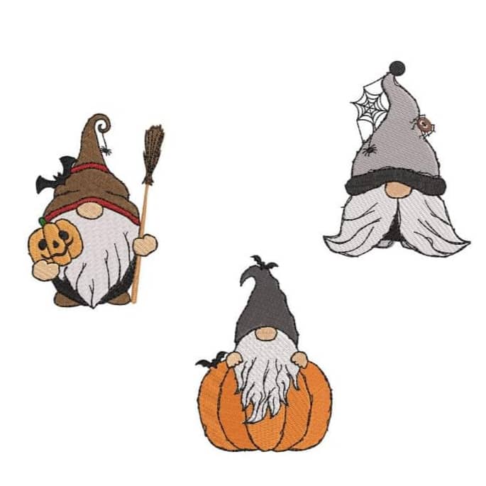 Stickdatei Wichtel Halloween von stiXXie by lajana