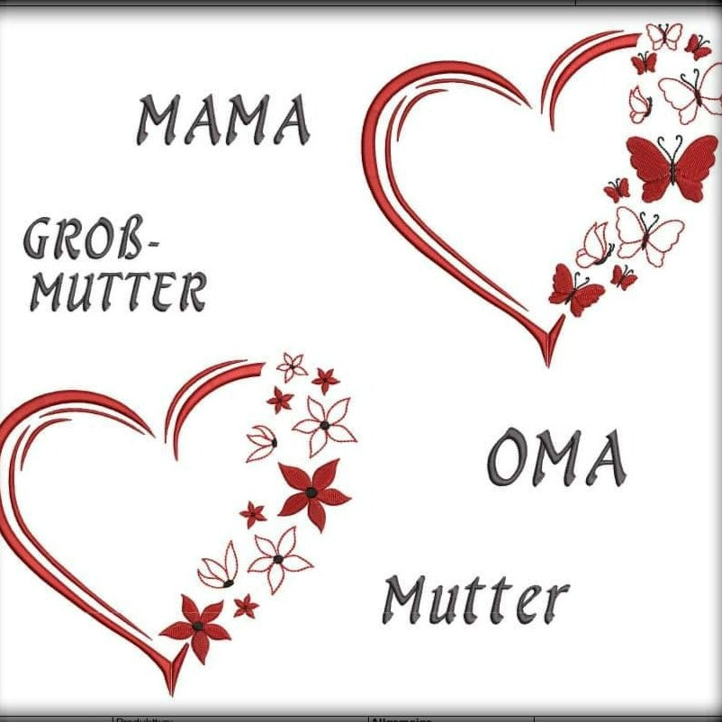 Stickdatei Herzige Herzen von stiXXie by lajana