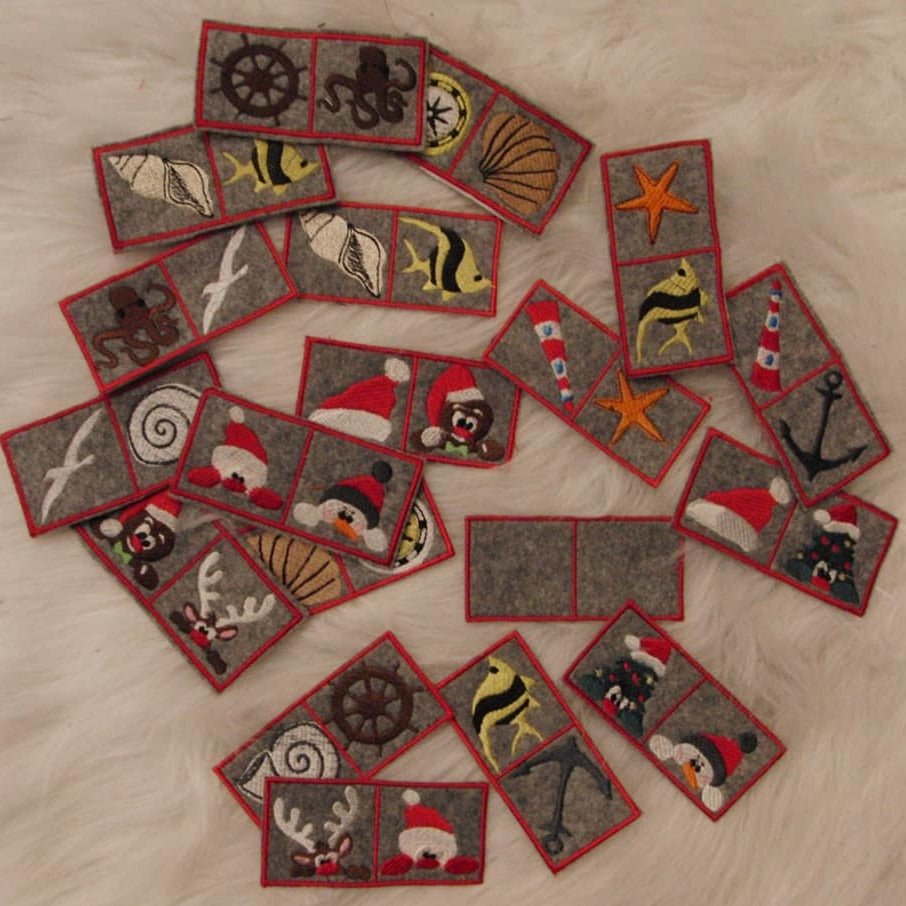 ITH Stickdatei Dominospiel Blanko von stiXXie by lajana