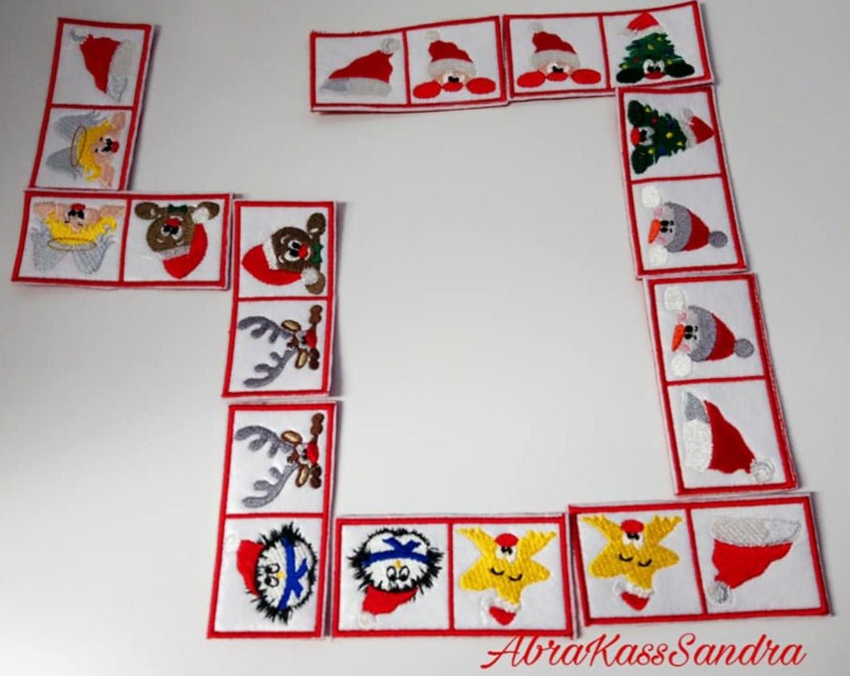 ITH Stickdatei Dominospiel Blanko von stiXXie by lajana