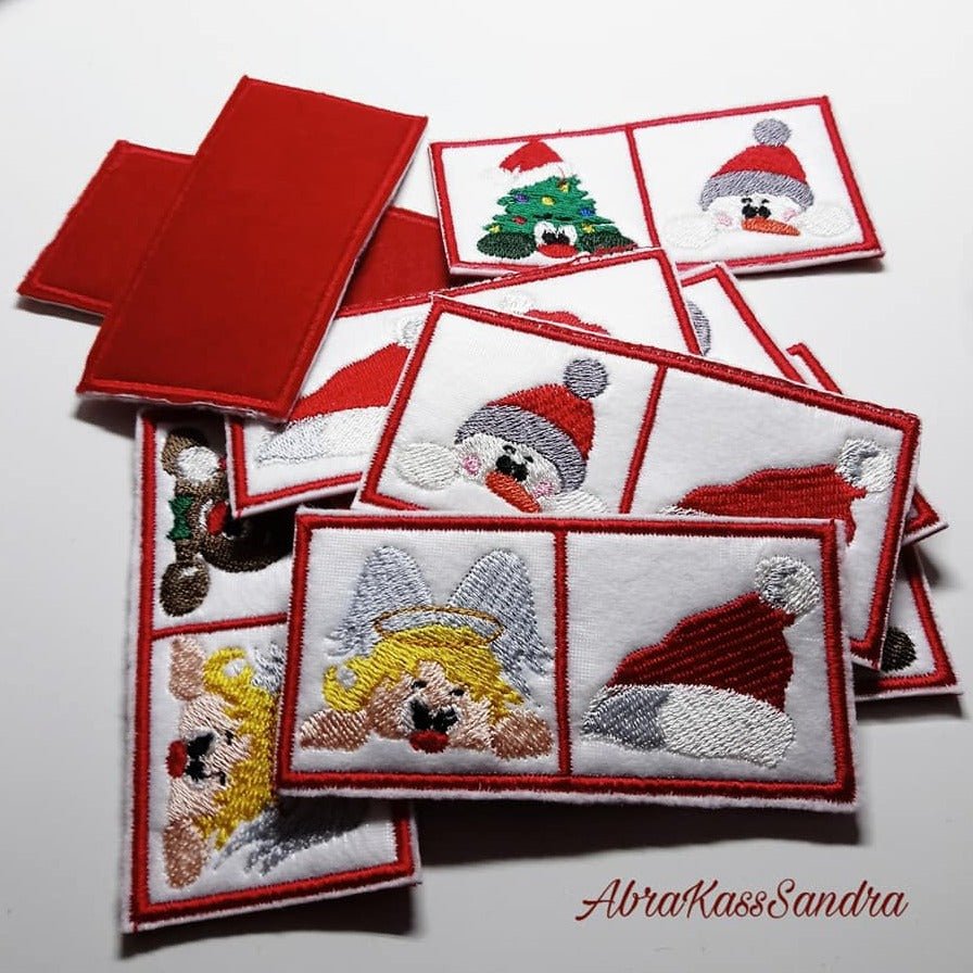 ITH Stickdatei Dominospiel Blanko von stiXXie by lajana