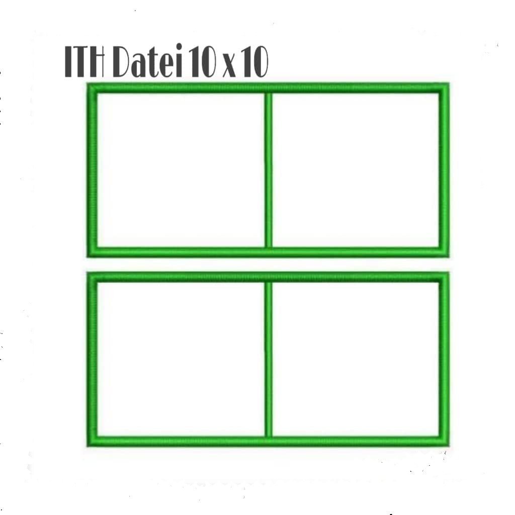 ITH Stickdatei Dominospiel Blanko von stiXXie by lajana