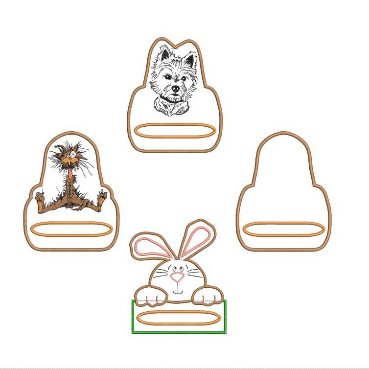 ITH Stickdatei Handtuchhalter von stiXXie by lajana