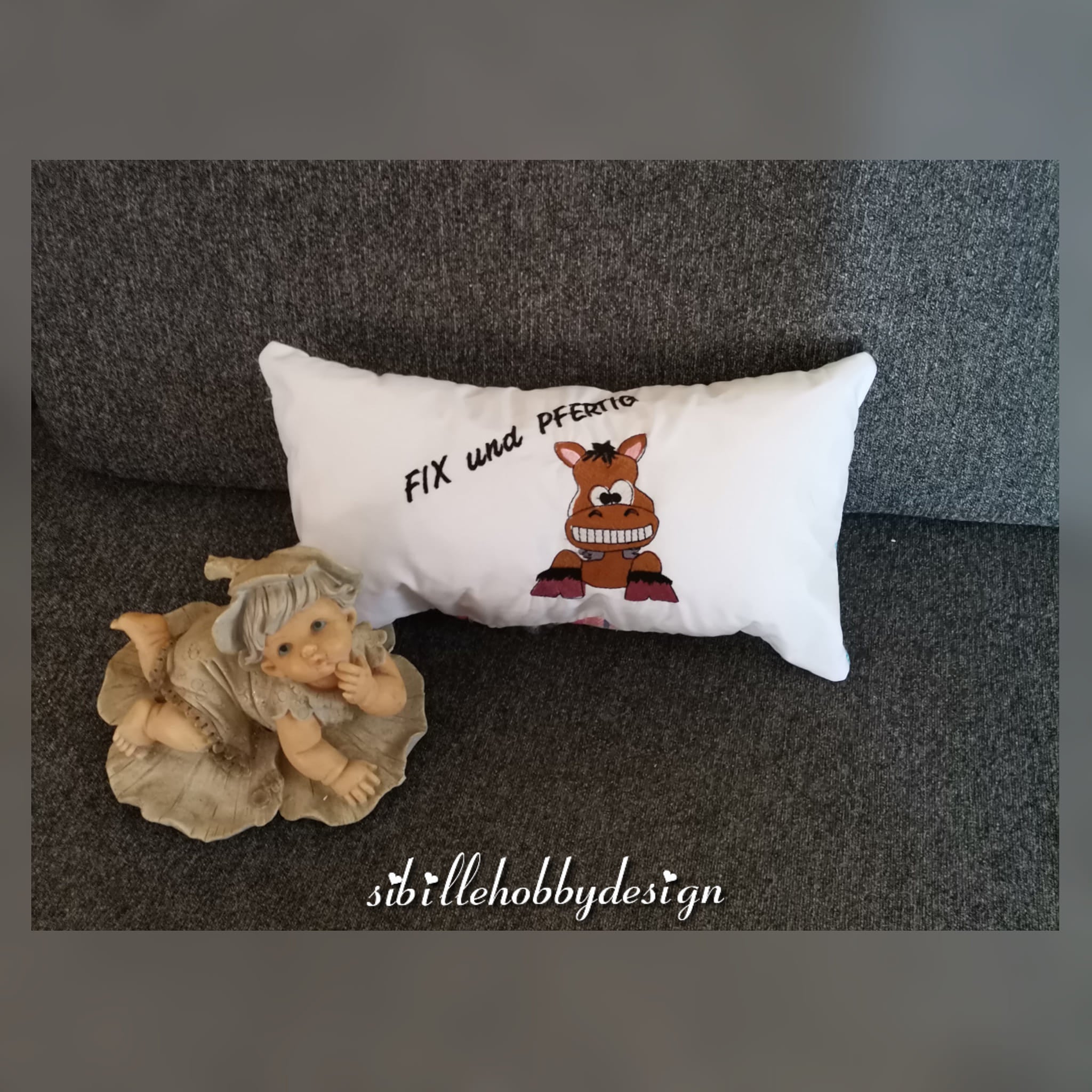 ITH Stickdatei Kissen rechteckig Blanko von stiXXie by lajana