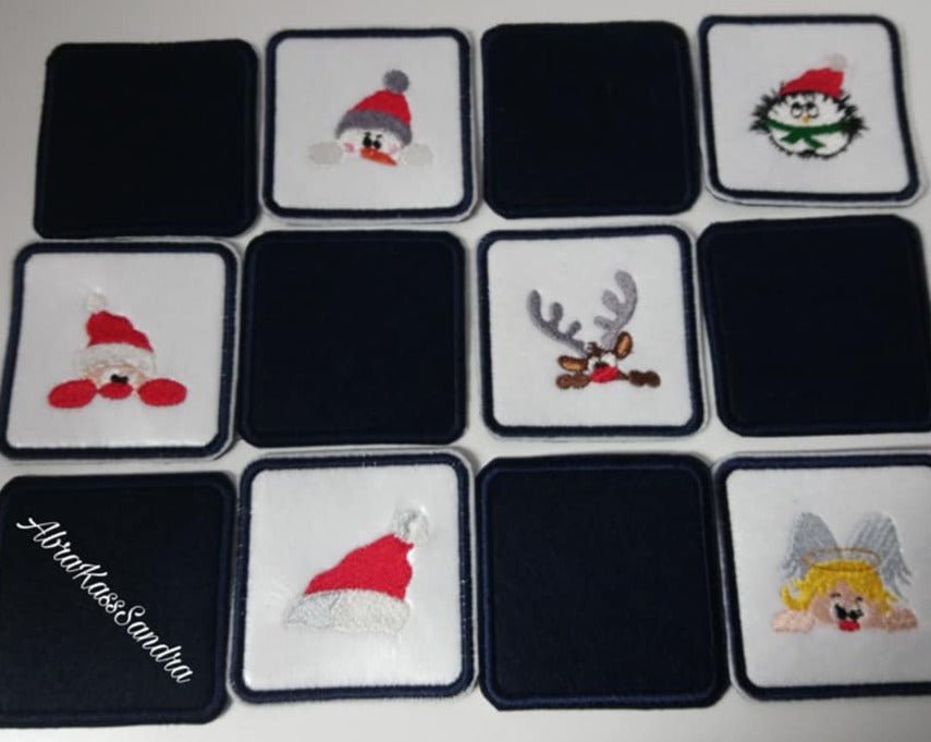 ITH Stickdatei Paket Memoryspiel Blanko von stiXXie by lajana