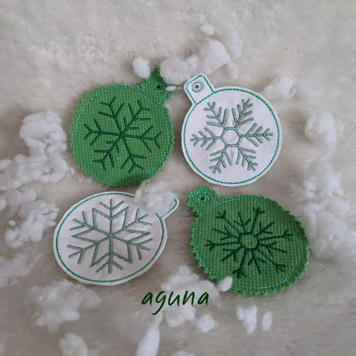 ITH Stickdatei Schneeflocken 5-er von stiXXie by lajana