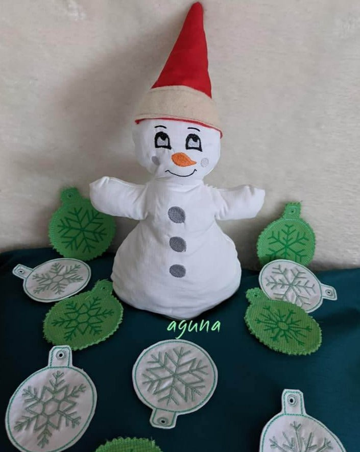 ITH Stickdatei Schneeflocken 5-er von stiXXie by lajana