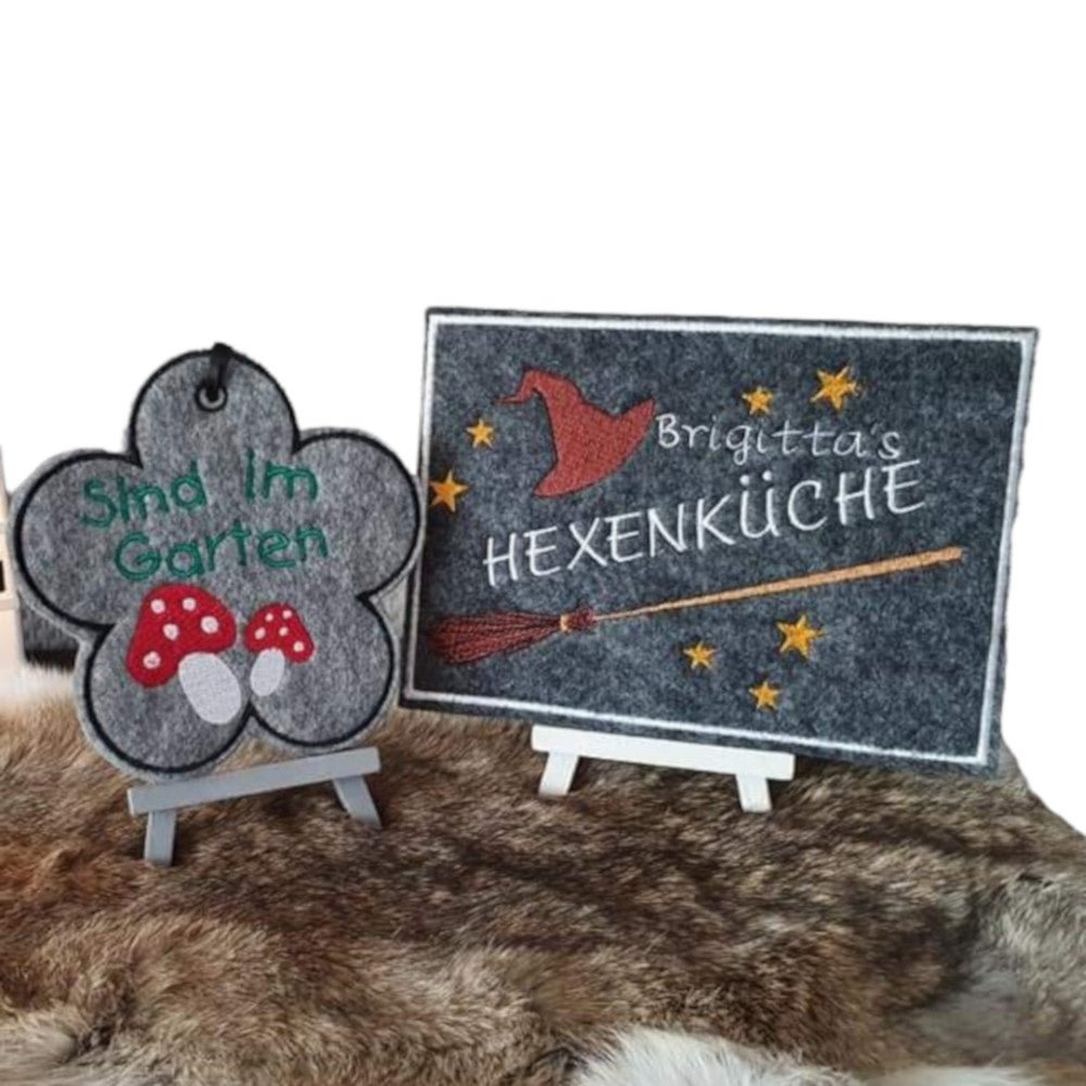 ITH Stickdatei Türschilder Mega Set von stiXXie by lajana