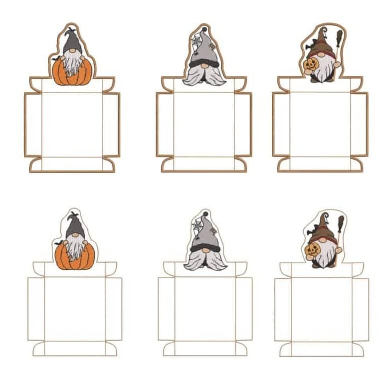 ITH Stickdatei Utensilo Halloweenwichtel von stiXXie by lajana