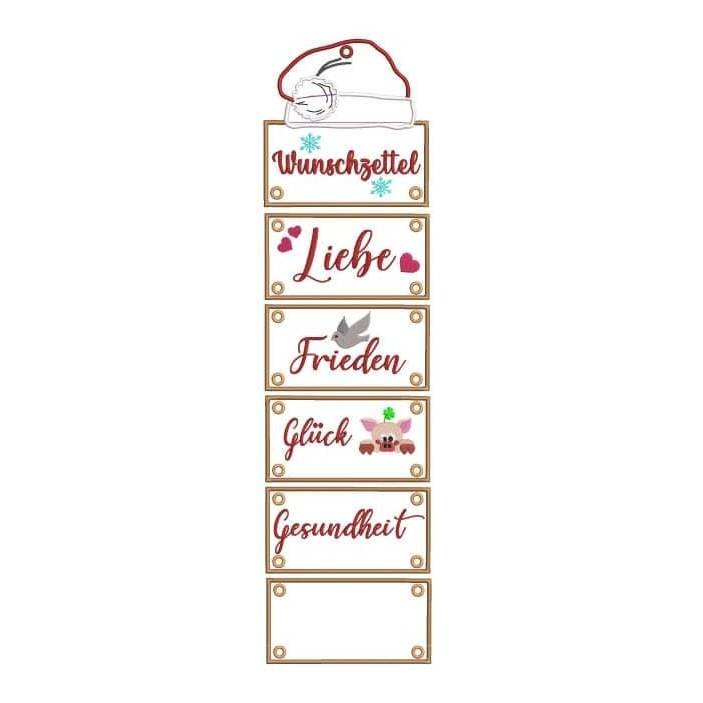 ITH Stickdatei Wunschzettel von stiXXie by lajana