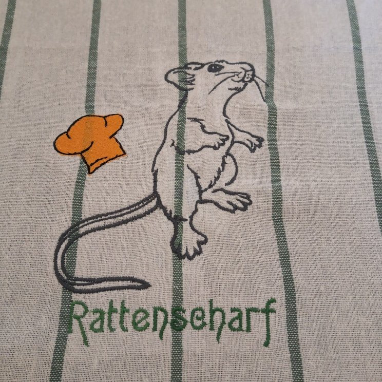 Stickdatei Ratte Ratatouille von stiXXie by lajana