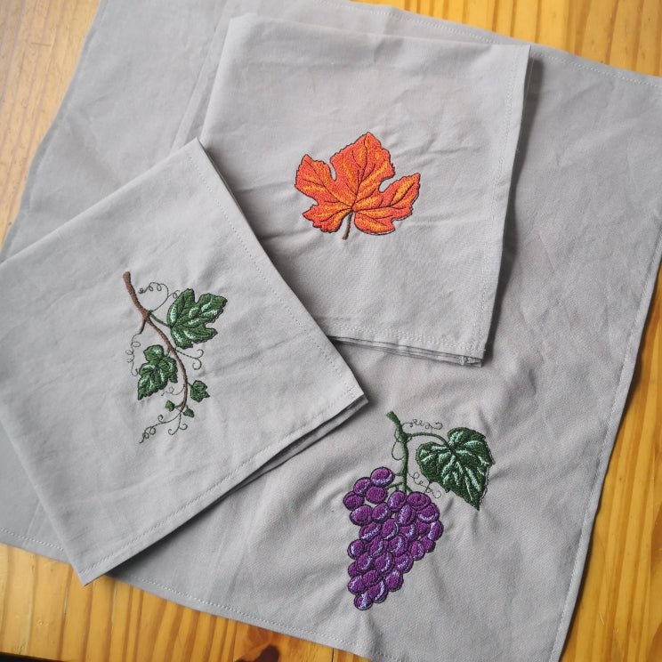 Stickdatei Serie Set WeinLaub von stiXXie by lajana