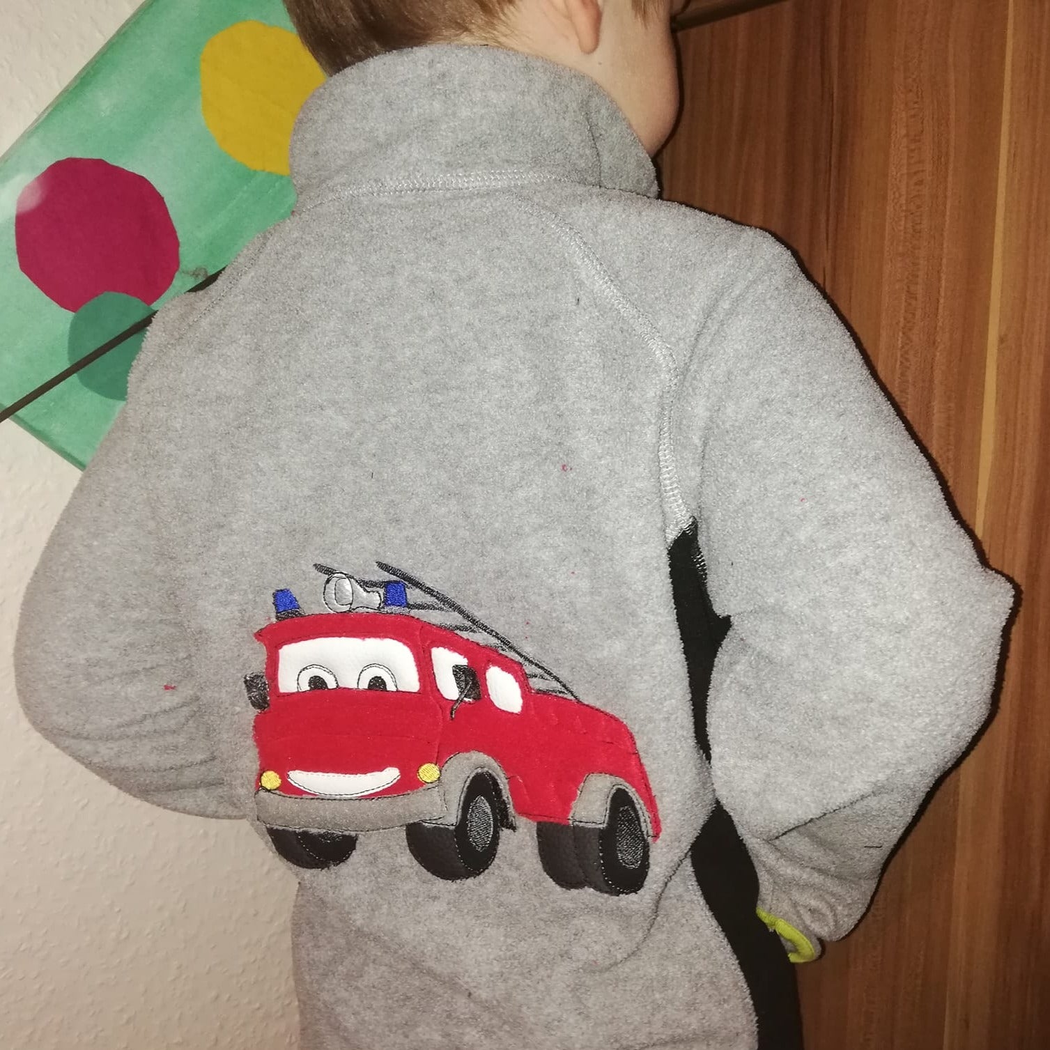 Stickdatei Feuerwehr Traktor Müllauto Set von stiXXie by lajana