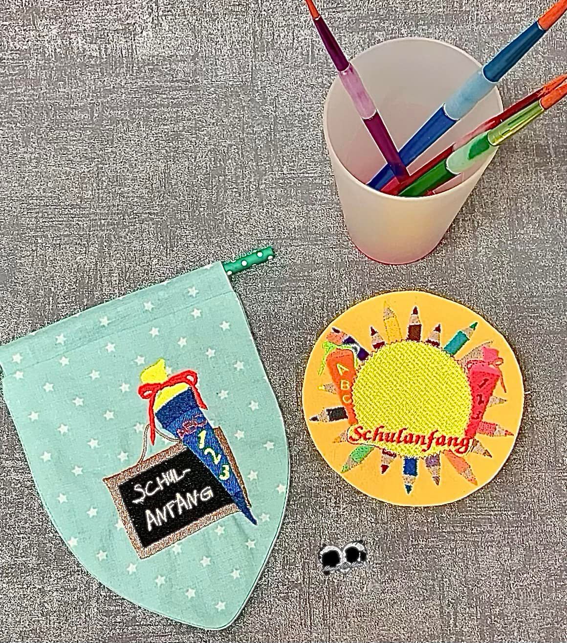 Stickdatei Schulanfang Set 3-teilig von stiXXie by lajana