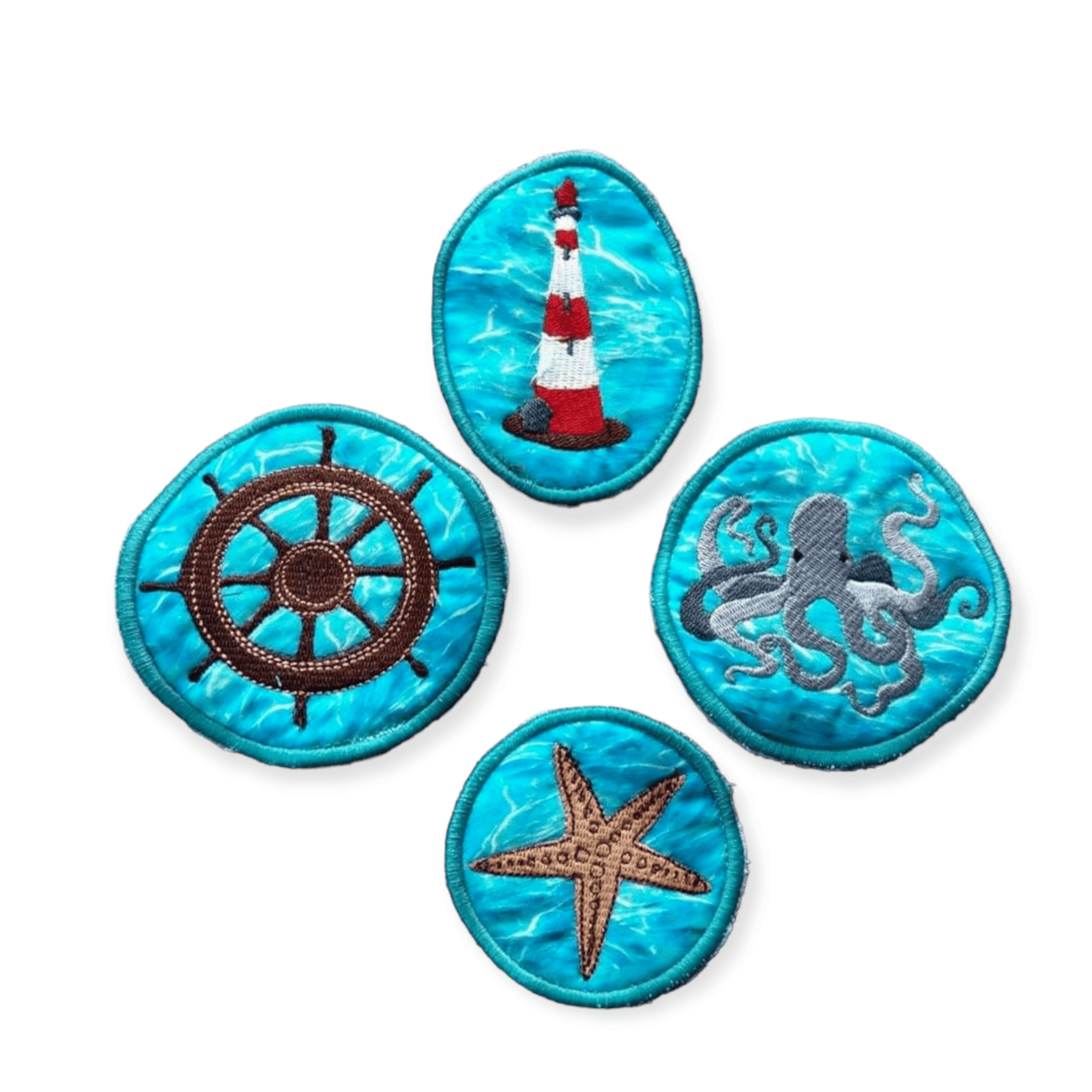 Stickdatei Nautical Solos im Vintagestyle Set von stiXXie by lajana