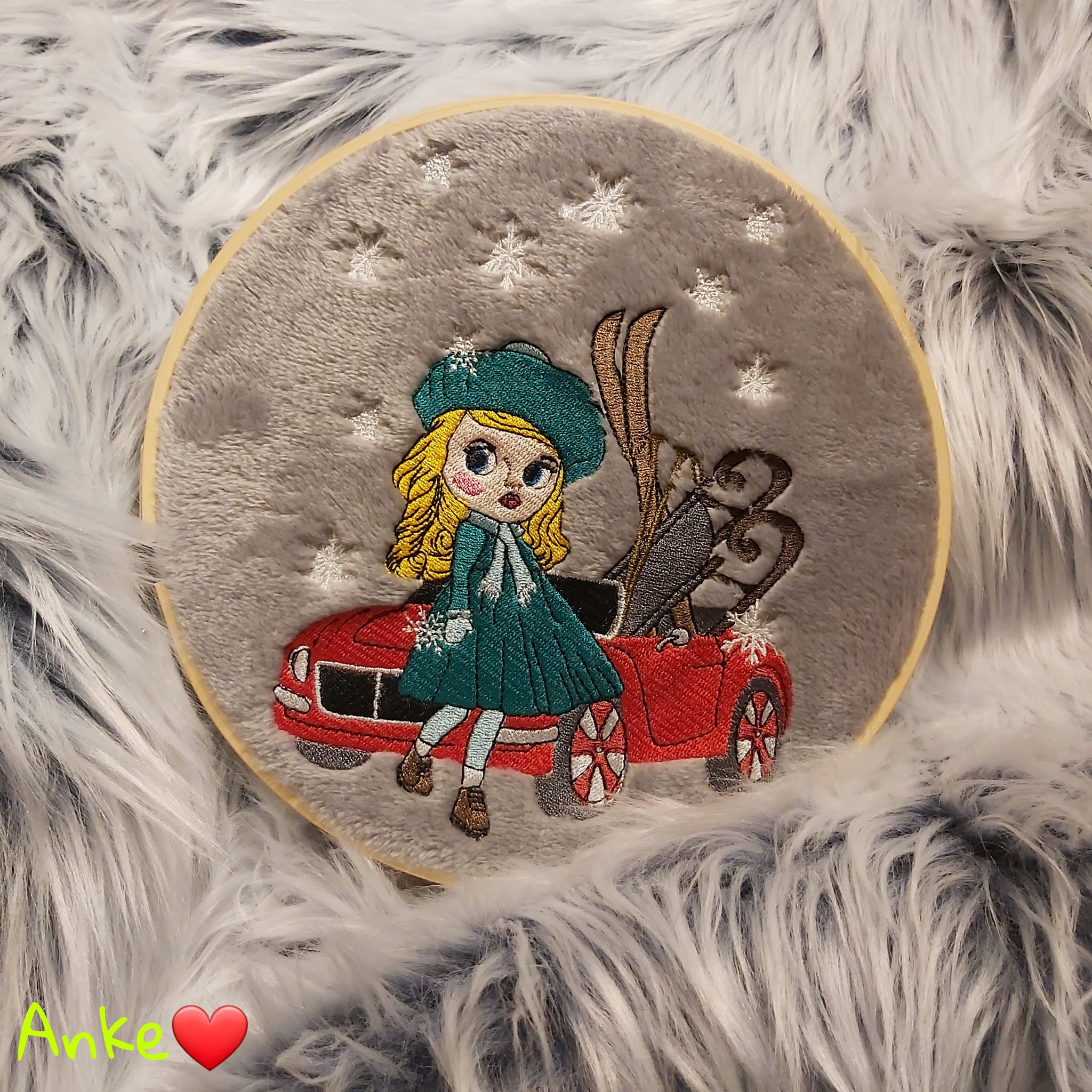 Stickdatei Winter Vintage von stiXXie by lajana