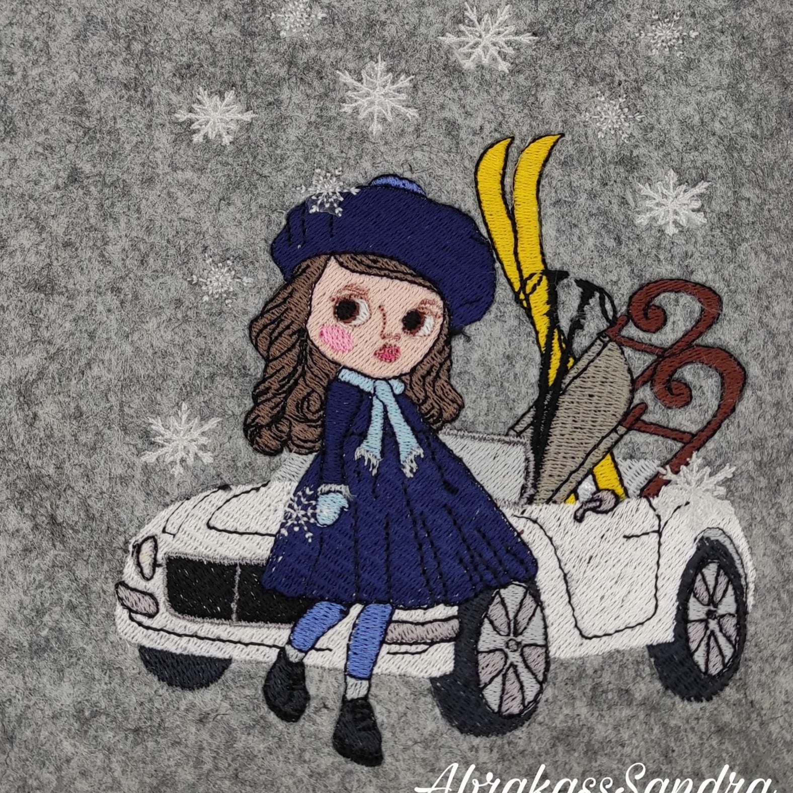 Stickdatei Winter Vintage von stiXXie by lajana