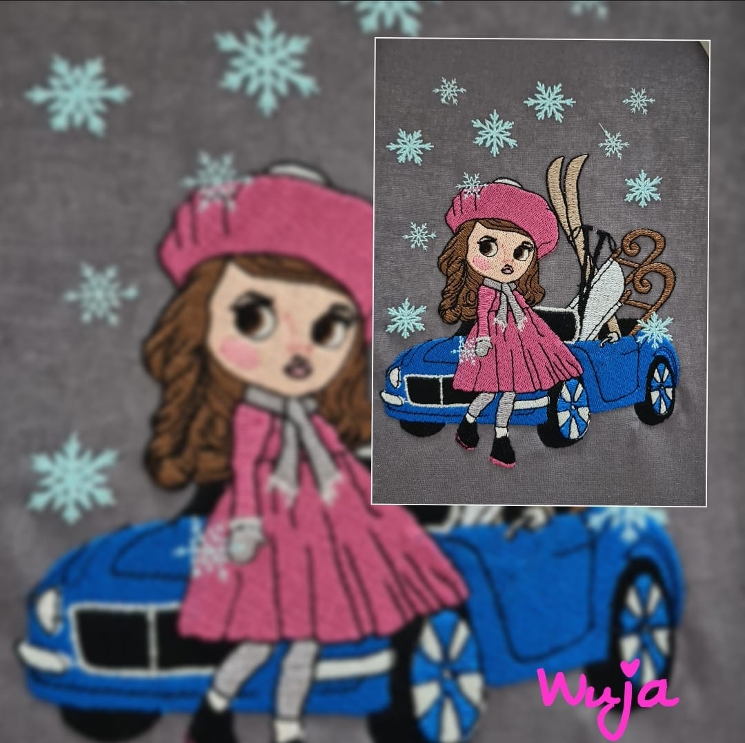 Stickdatei Winter Vintage von stiXXie by lajana