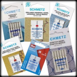 Schmetz Nähmaschinennadeln Set - Universal, Jersey, Stretch, Jeans, Microtex, Leder und Sticknadeln für alle Stoffe