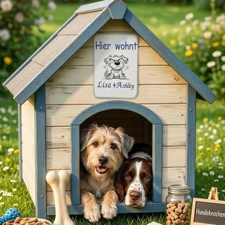 Stickdatei Hund bewuffnet