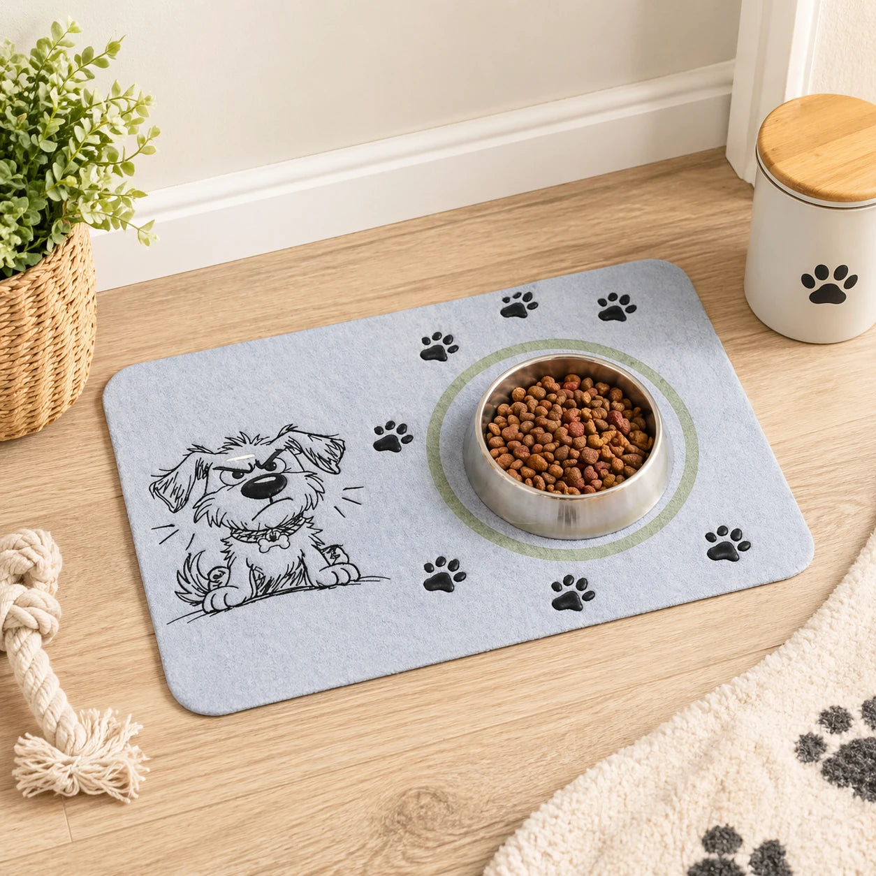 Stickdatei Hund bewuffnet