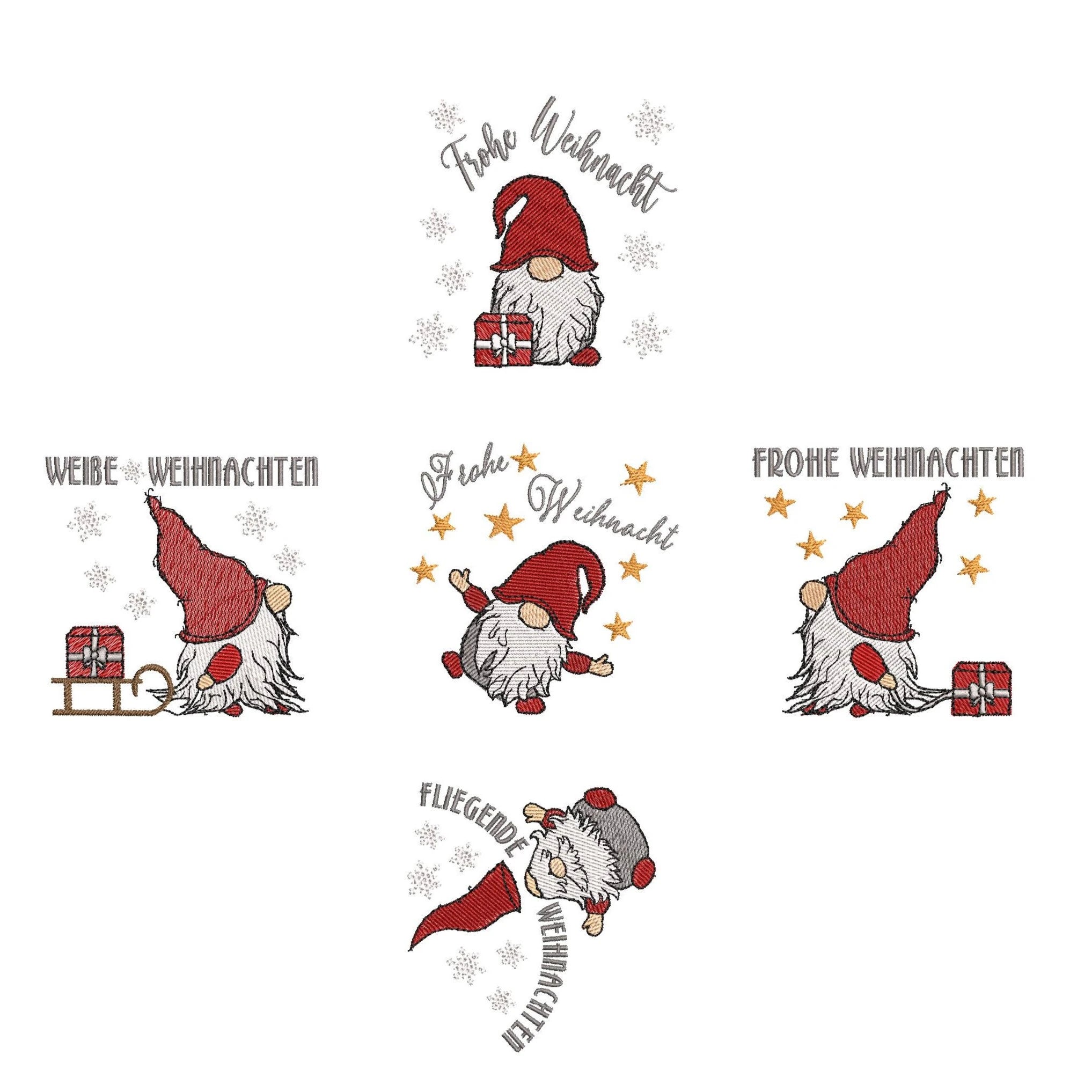 Stickdatei Weihnachtswichtel