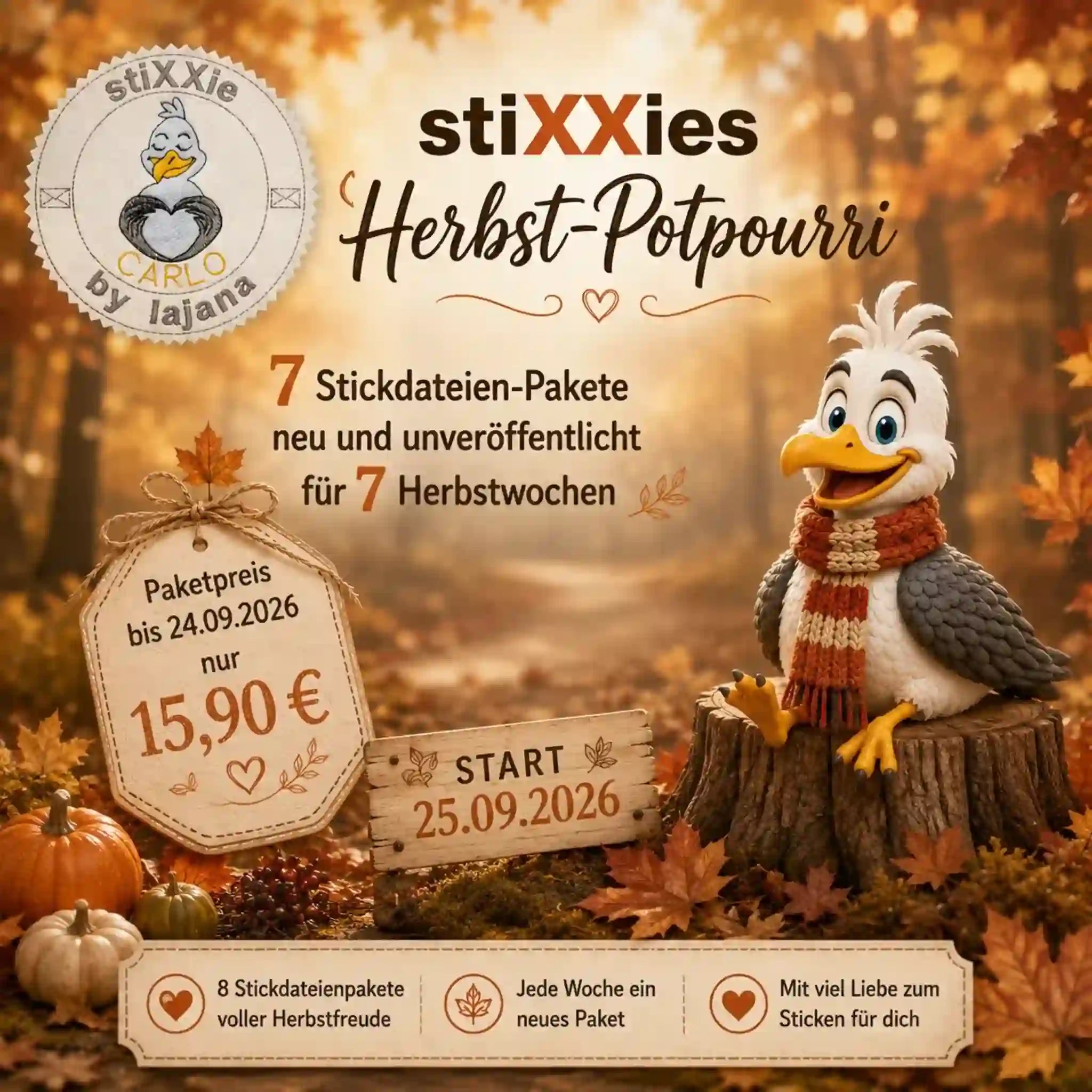 Stickdateien Herbst-Potpourri 2026