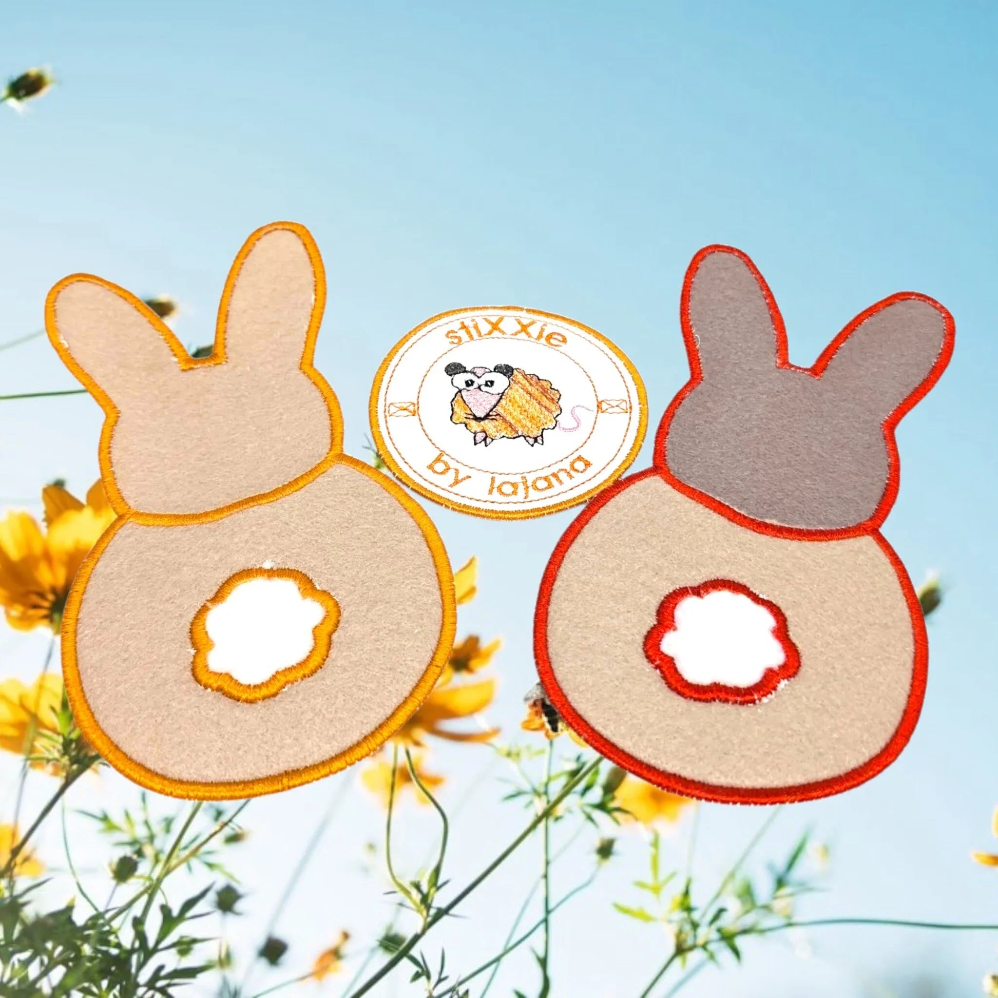 ITH Stickdatei Bestecktasche Hase