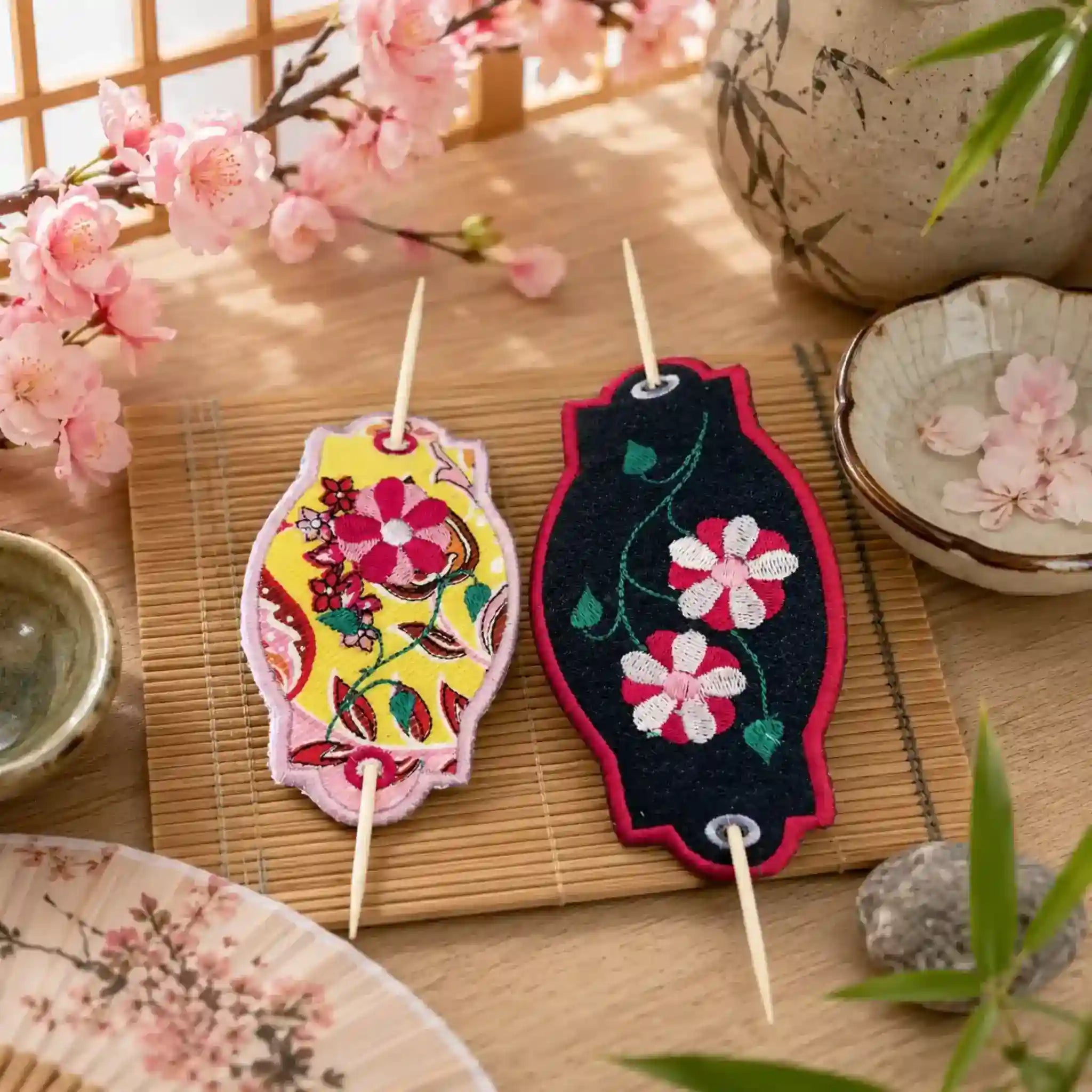 ITH Stickdatei Haarschmuck