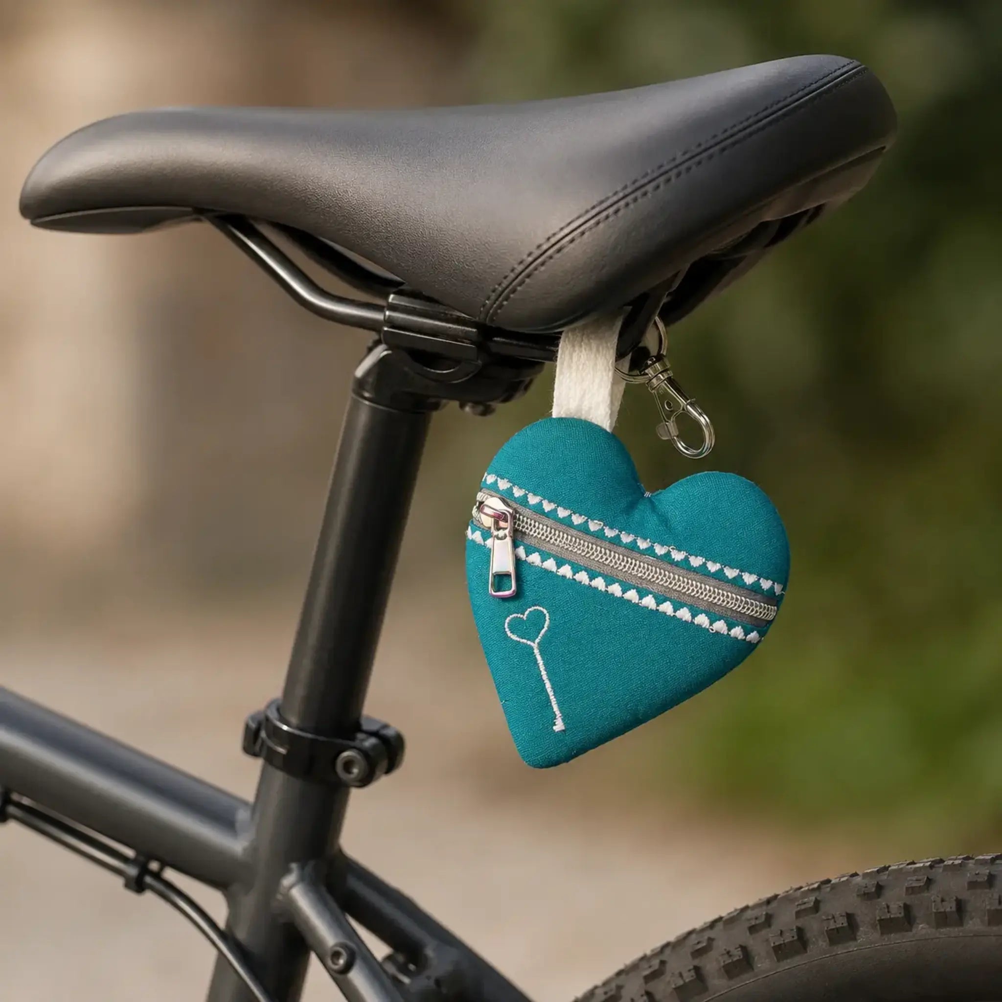 ITH Stickdatei Schlüsseltasche Herz 🔑❤️ – Süße Herzform zum Sticken