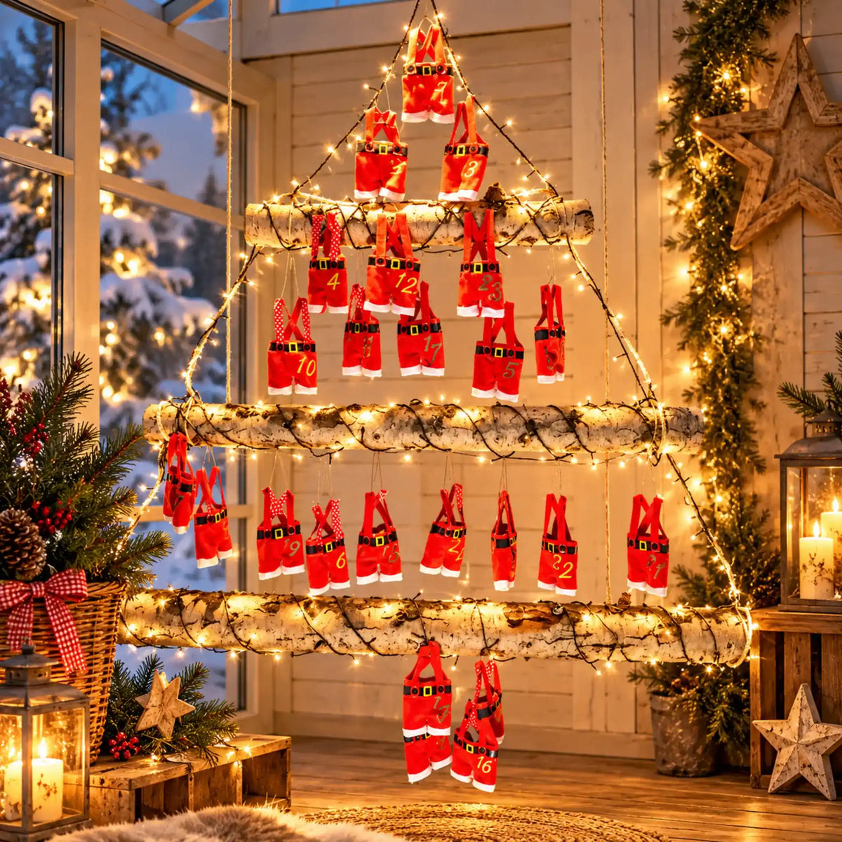 ITH Stickdatei Adventskalender Hosen