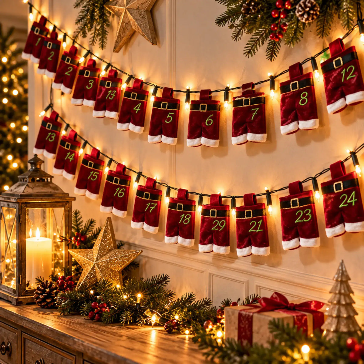 ITH Stickdatei Adventskalender Hosen
