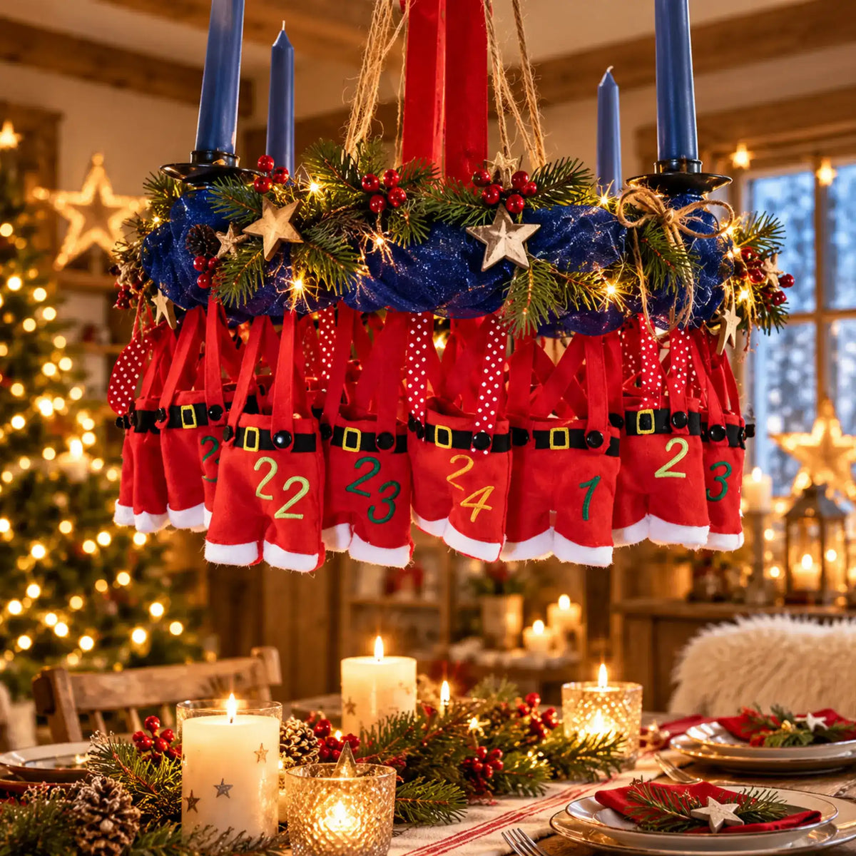 ITH Stickdatei Adventskalender Hosen