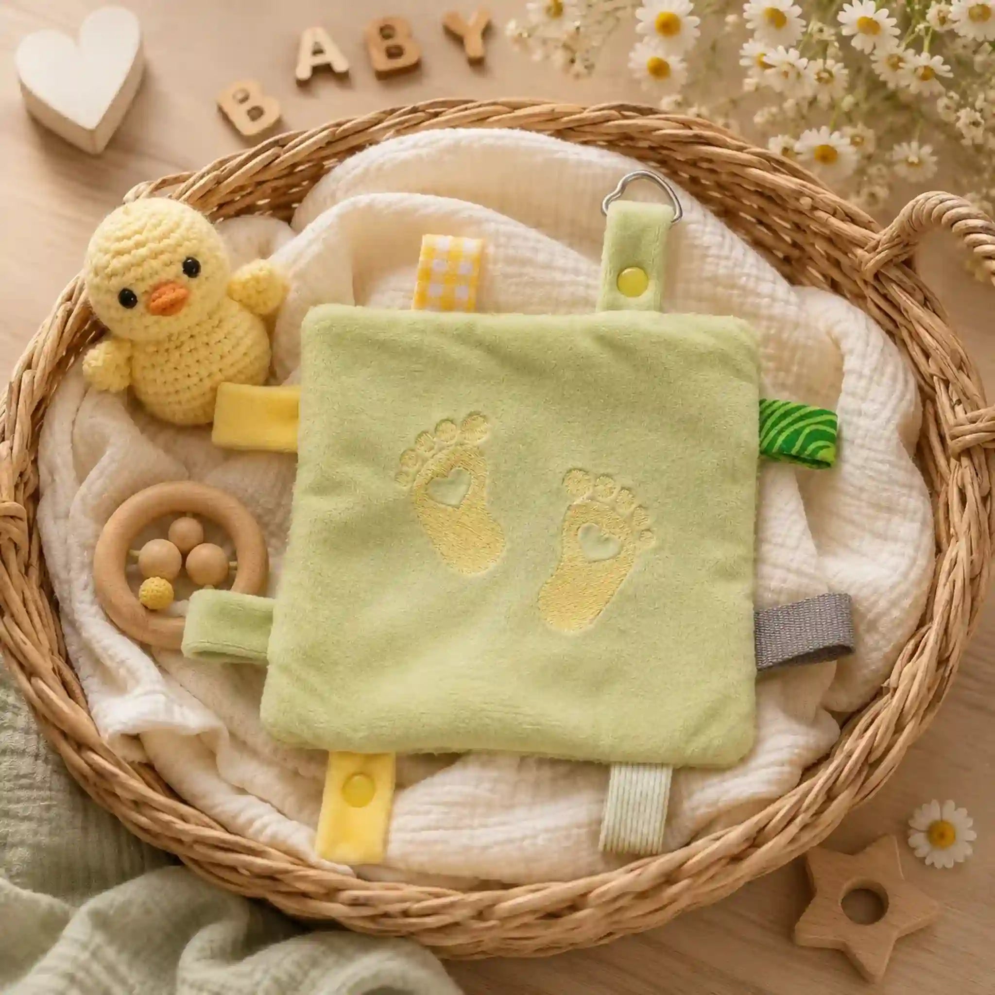 ITH Stickdatei Baby Fühltuch 👶