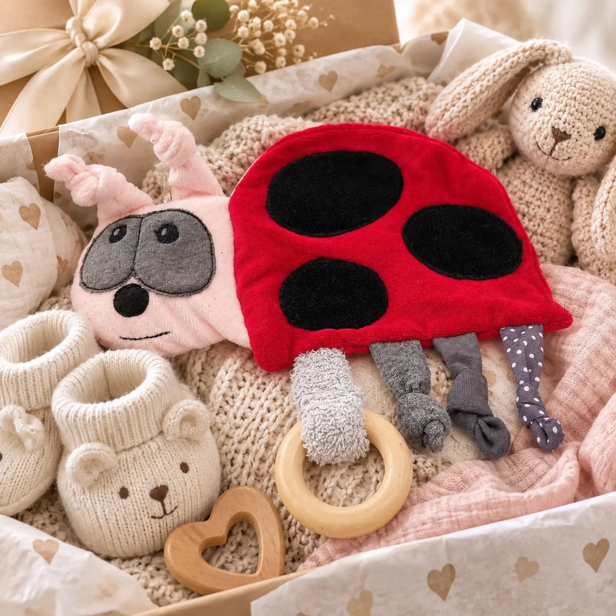 ITH Stickdatei Baby Knistertuch Fühltuch Käfer 🐞