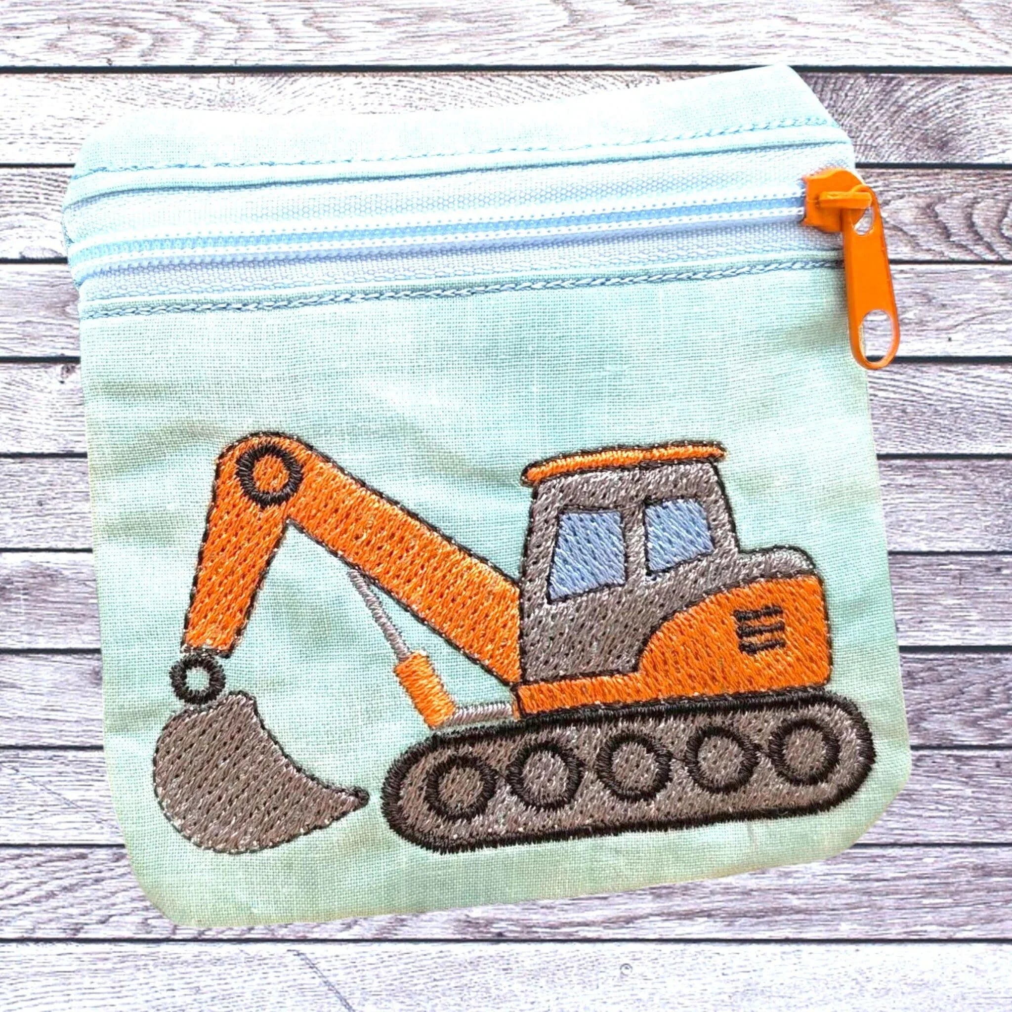 ITH Stickdatei Baggertasche