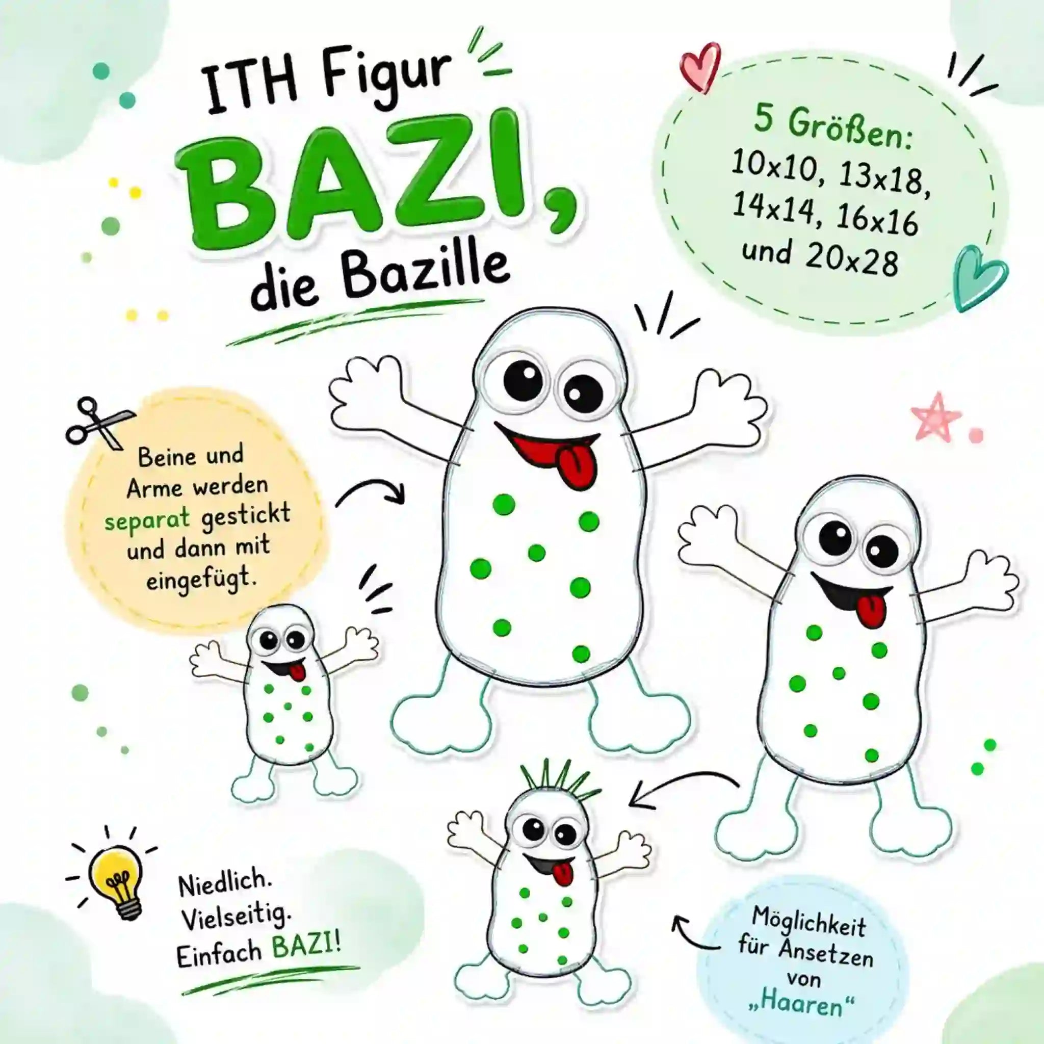 Stickdatei BAZI Bazille – ITH