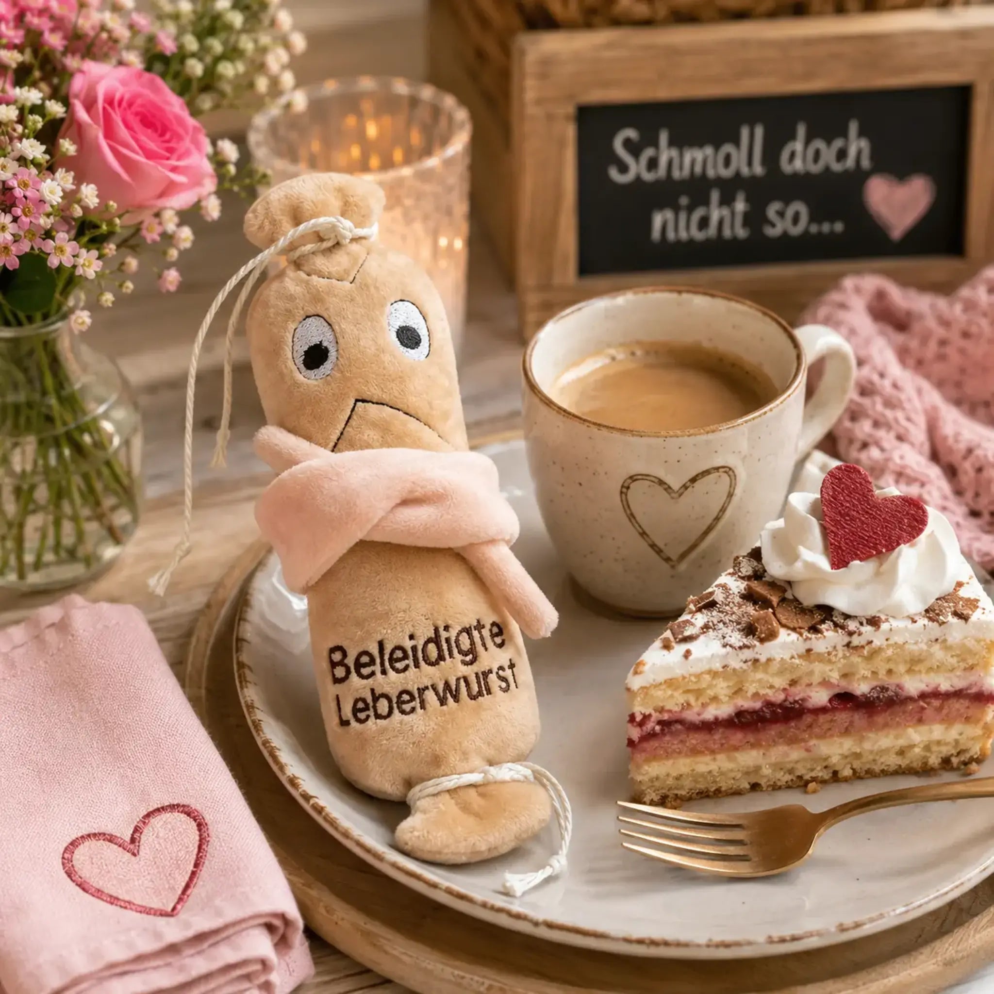 ITH Stickdatei Beleidigte Leberwurst