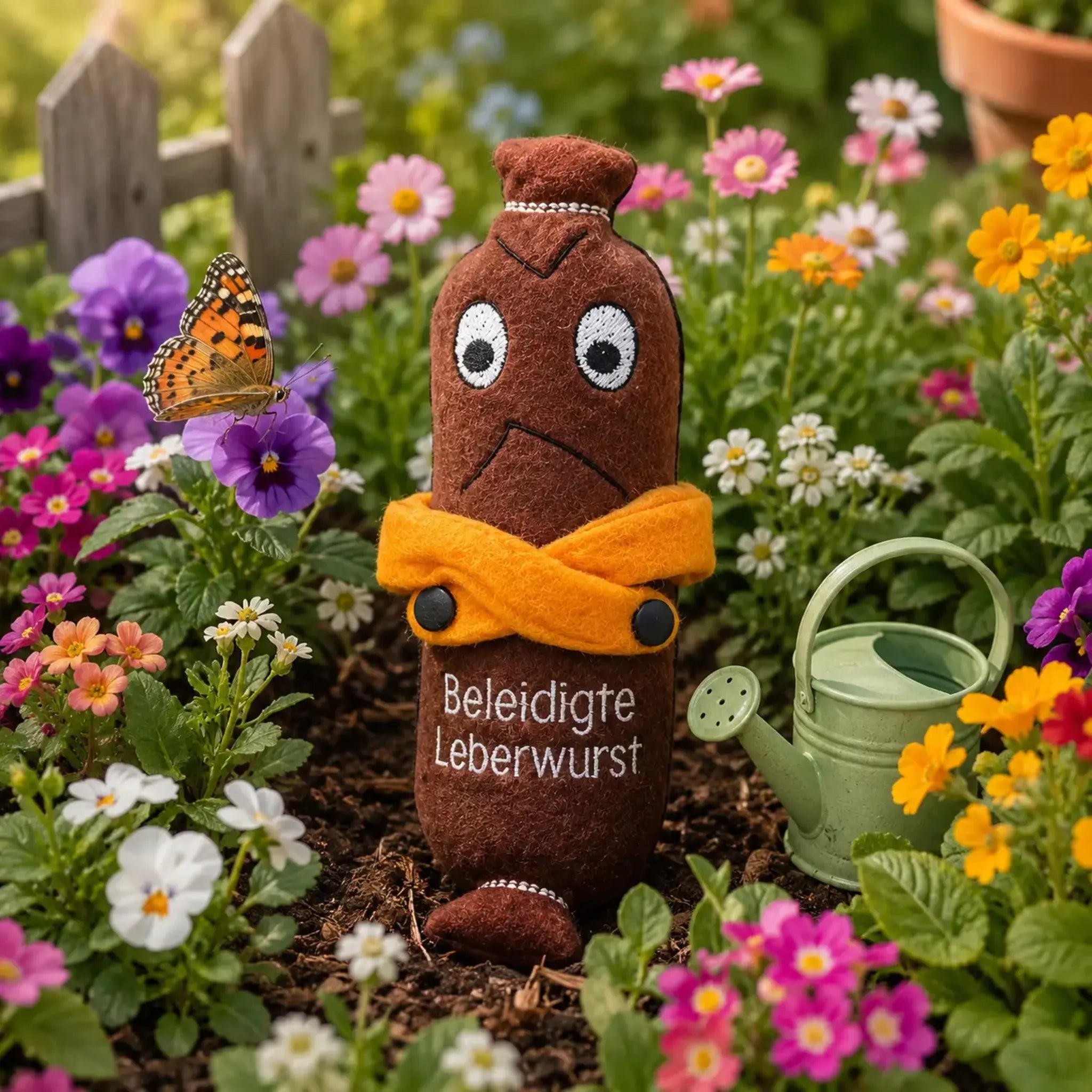 ITH Stickdatei Beleidigte Leberwurst