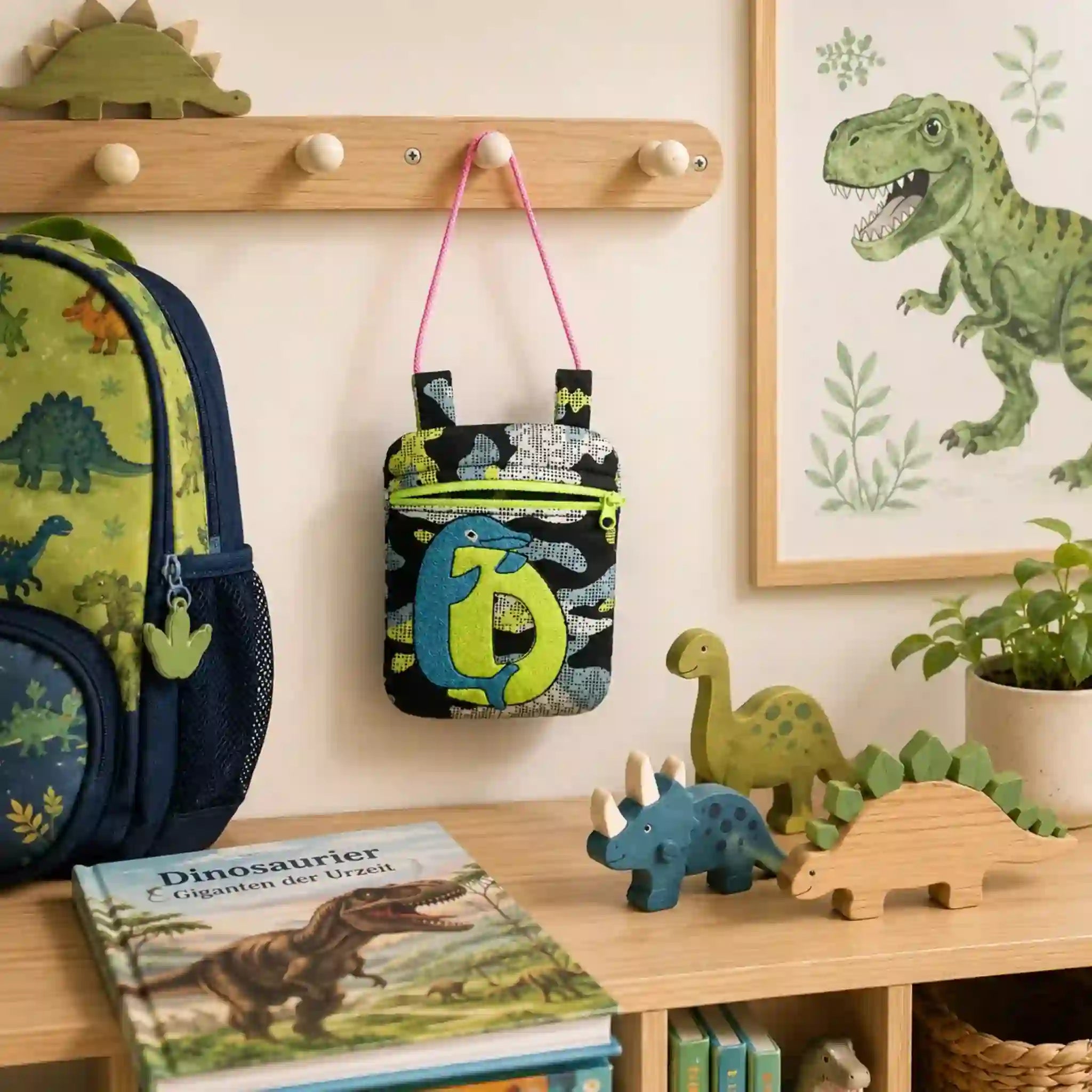 ITH Stickdatei Brusttasche – Geldbeutel für Kinder 13x18
